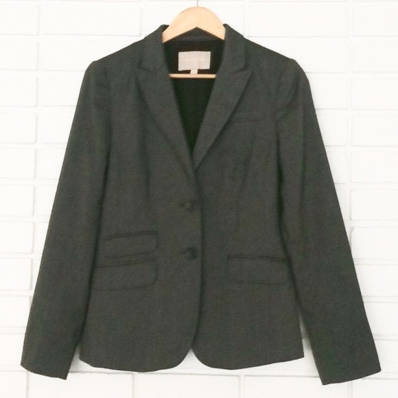 Banana Republic Jackets & Blazers - Banana Republic Charcoal Grey Two Button Blazer